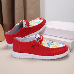Women's Butterfly Pattern Skate Shoes Lightweight Comfortable Sole