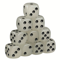 Glow in the Dark Game Dice Set for Board and Math Games