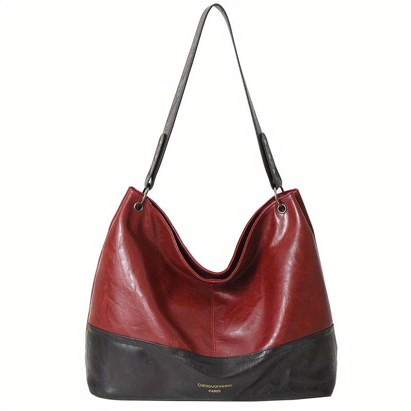 Hobo Bag Women's Large Tote Vintage PU Leather Crossbody Bag