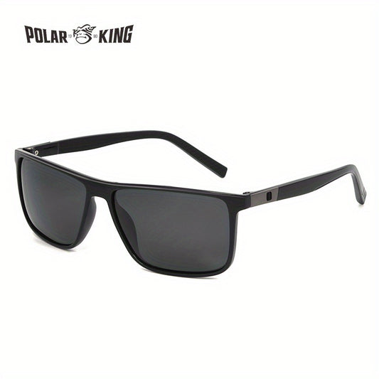 Vintage Square Frame Polarized Sunglasses Anti Glare UV400