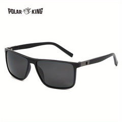 Vintage Square Frame Polarized Sunglasses Anti Glare UV400