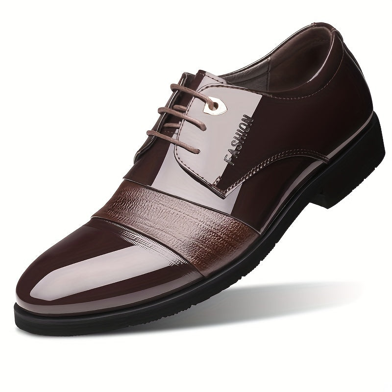 Men's Derby Shoes Lace up Front Business Formal Wedding