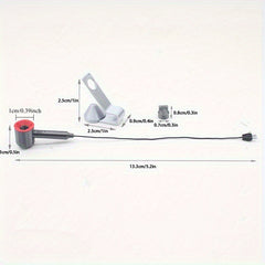 Mini Hair Dryer with Stand and Nozzle for Toy House Decoration