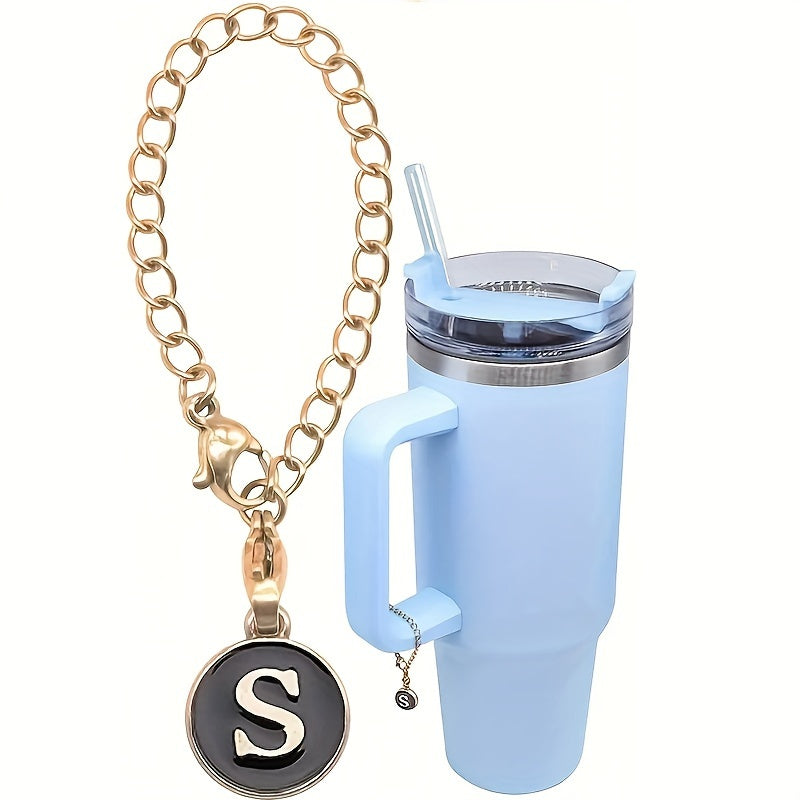 Letter Charm Decoration for Water Bottle Cup Pendant