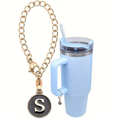 Letter Charm Decoration for Water Bottle Cup Pendant