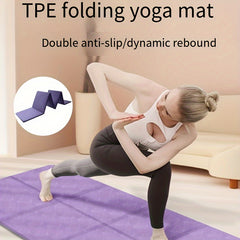TPE Non-slip Yoga Mat Foldable Fitness Mat