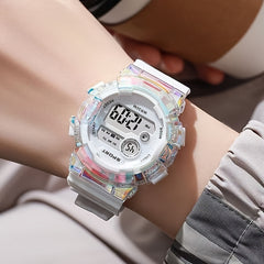 Vibrant Multifunctional Digital Watch Luminous Display Stopwatch Date Functions