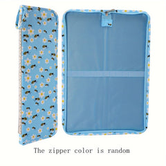 Waterproof Storage Bag for Crochet Needles and Yarn