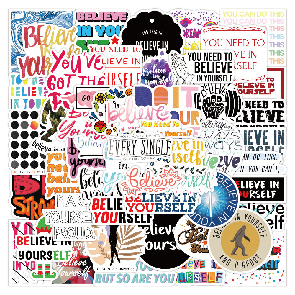 50 Inspirational Quotes Sticker Pack