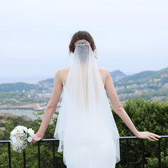 Bride Faux Pearl Crystal Hair Comb Wedding Hair Accessory