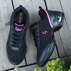 Arch Support Non Slip Dance Shoes Mesh Comfortable Air Cushion Shock Absorption