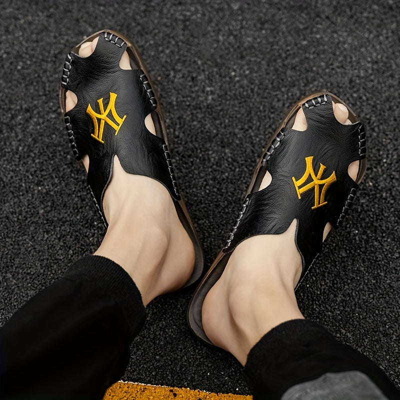 Men's Slip On Slide Sandals Casual Outdoor Walking Shoes