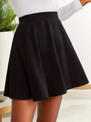 Textured High Waist Mini Skirt Women's Clothing