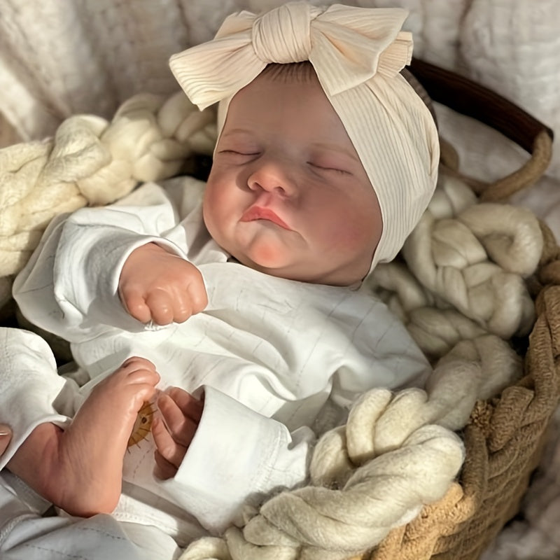Soft Silicone Reborn Baby Doll With 3D Handemade Skin Visible Veins