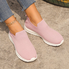 Women's Breathable Flying Woven Sneakers Lightweight Sport Shoes
