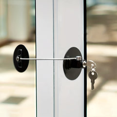 1pc Punch Window Safety Lock Buckle Window Limiter Sliding Door Lock