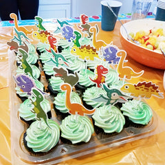 35 Dinosaur Cupcake Toppers Cake Toppers For Birthday Party