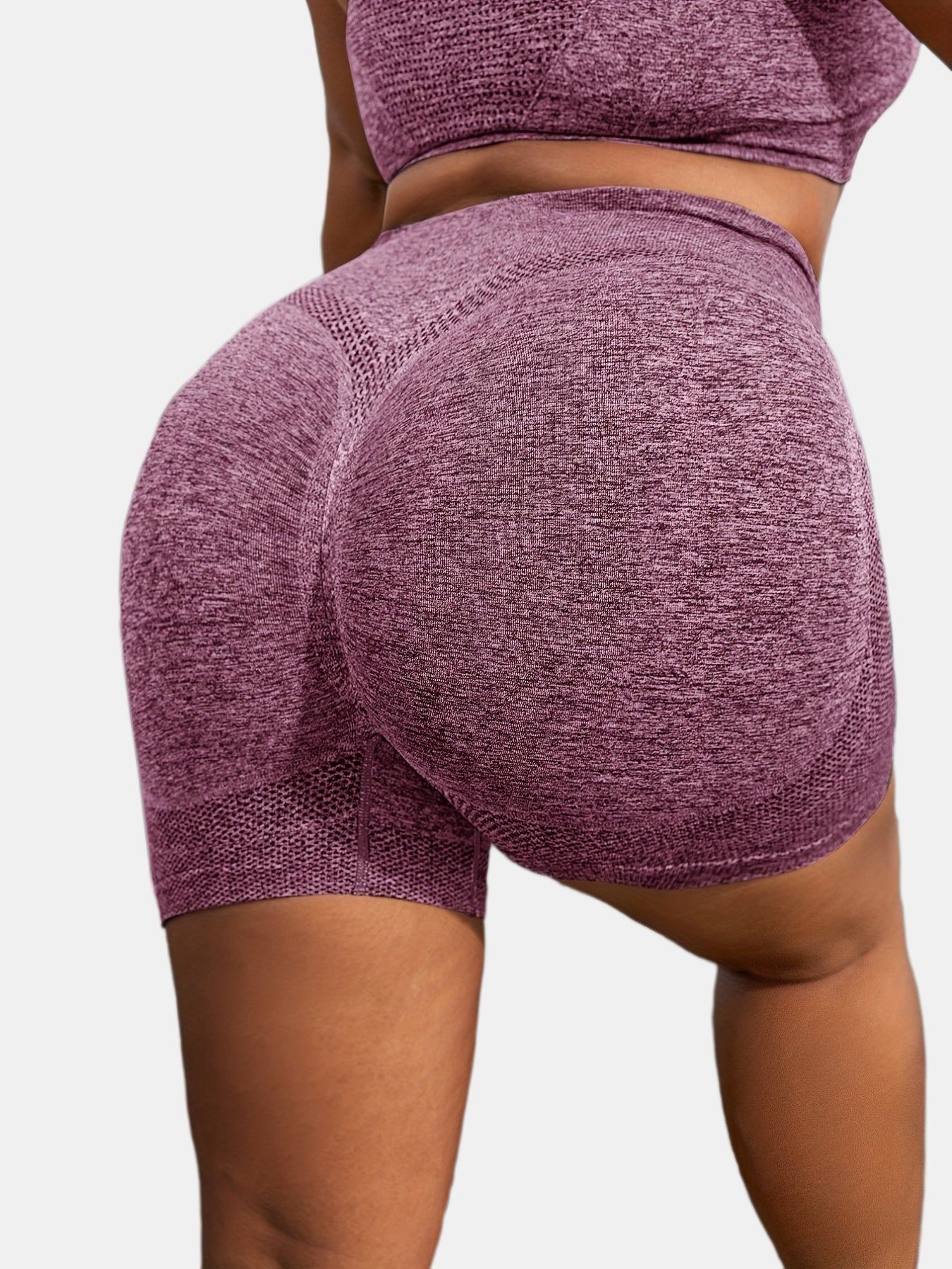 Seamless High Rise Yoga Shorts