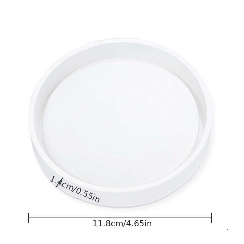 DIY Coaster Silicone Mold Mirror Epoxy Resin Mold