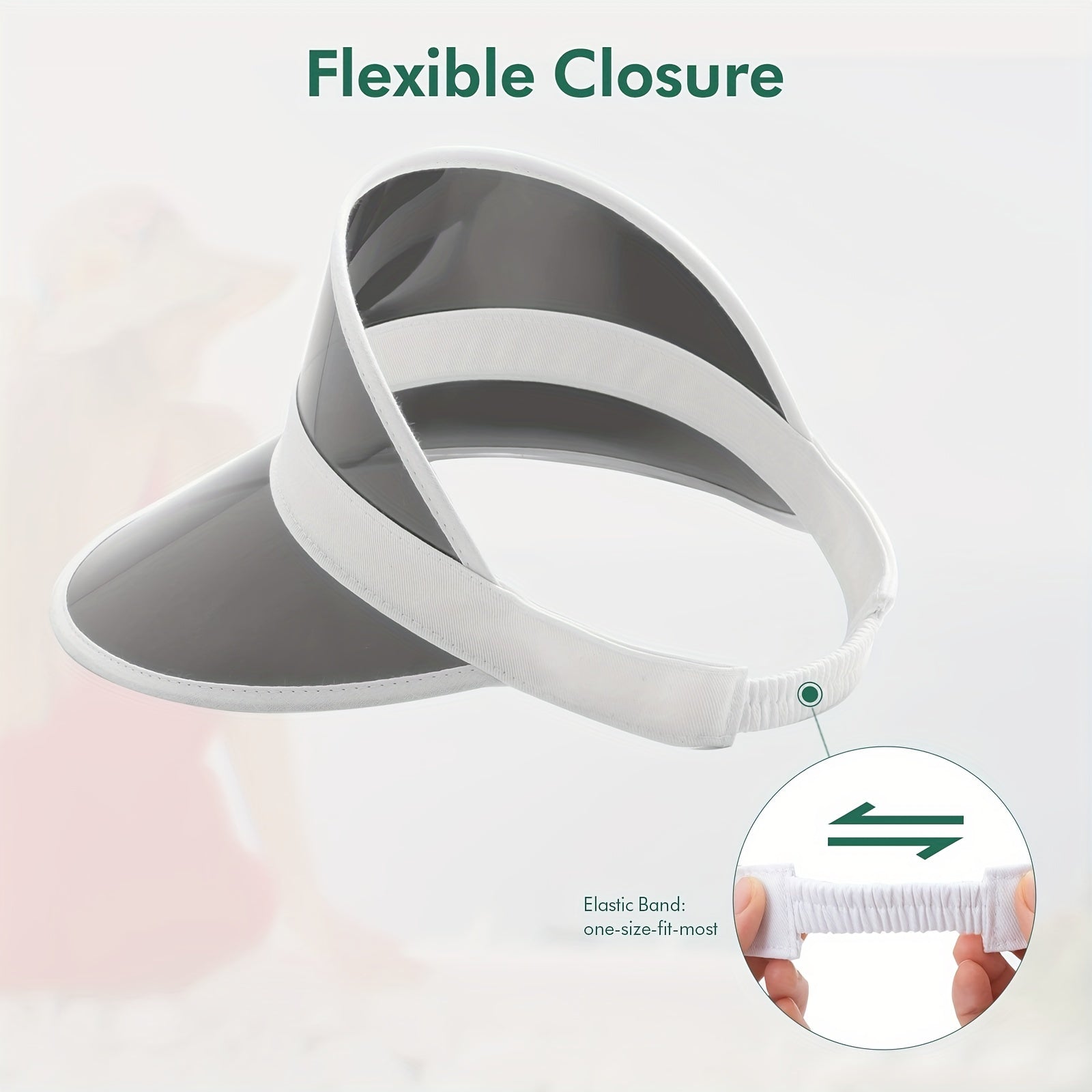 1pc Unisex Sun Visor Hat For Golf Travel & Beach Tennis