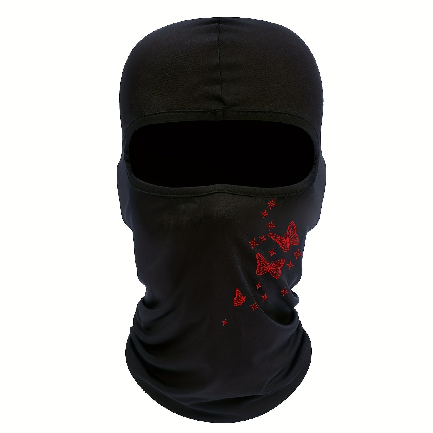 Butterfly Print Summer Riding Mask Balaclava Hat