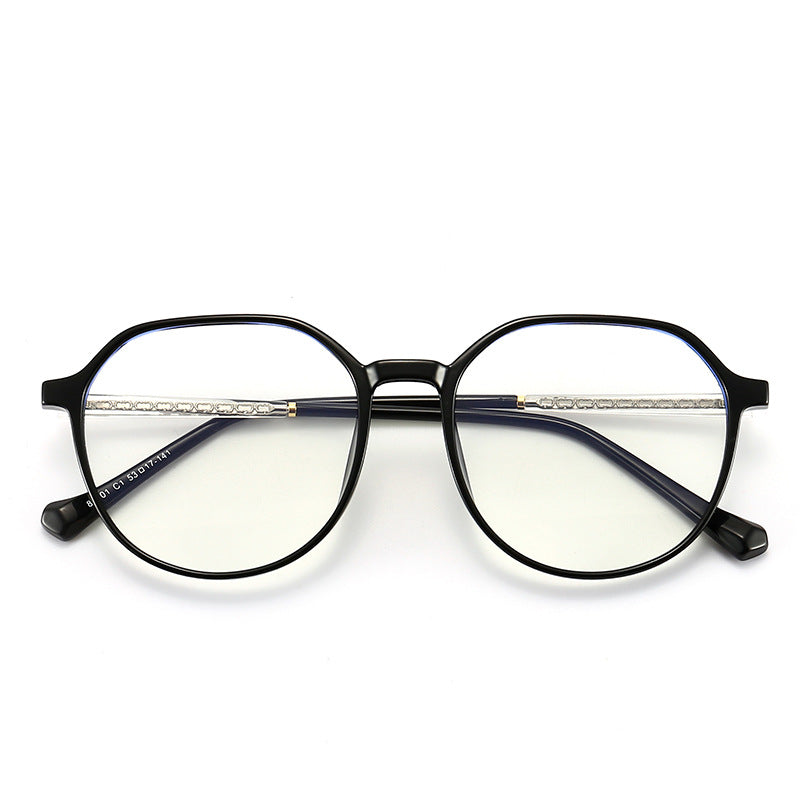 Round Frame Light Blocking Glasses for Women Unisex