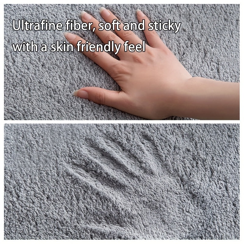 1pc Absorbent Bathroom Floor Mat, Anti-Skid Doormat Carpet