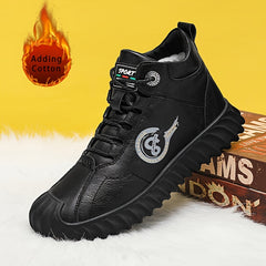Men's Lace up Sneakers Boots Comfortable and Breathable