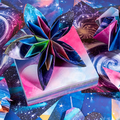 Starry Sky Paper Folding 48 Sheets Double Sided Origami Paper Kit