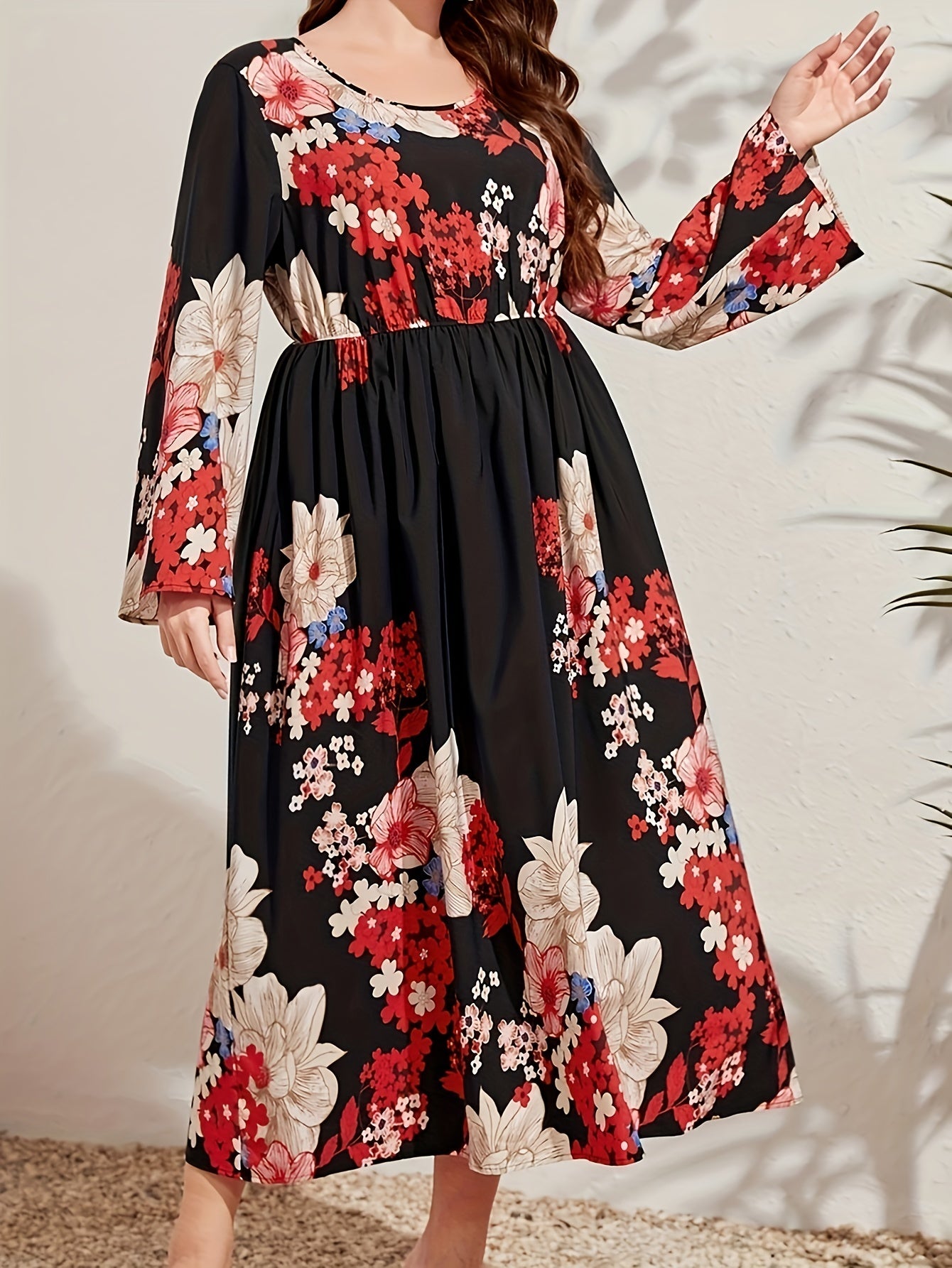 Women's Floral Print Maxi Dress