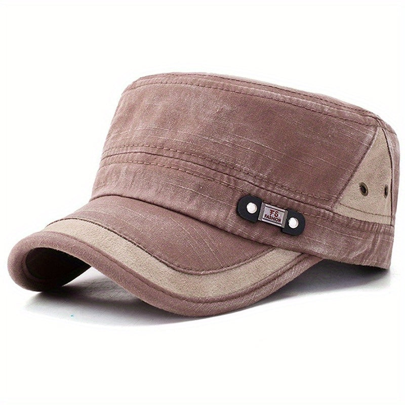 Men's Flat Top Hat Autumn Duck Tongue Hat