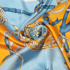 Vintage Yellow Block Scarf Neckerchief