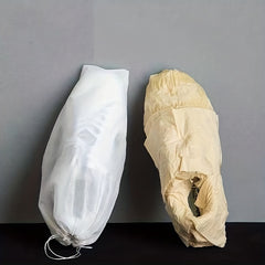 10pcs Portable Dustproof Drawstring Shoe Storage Bag