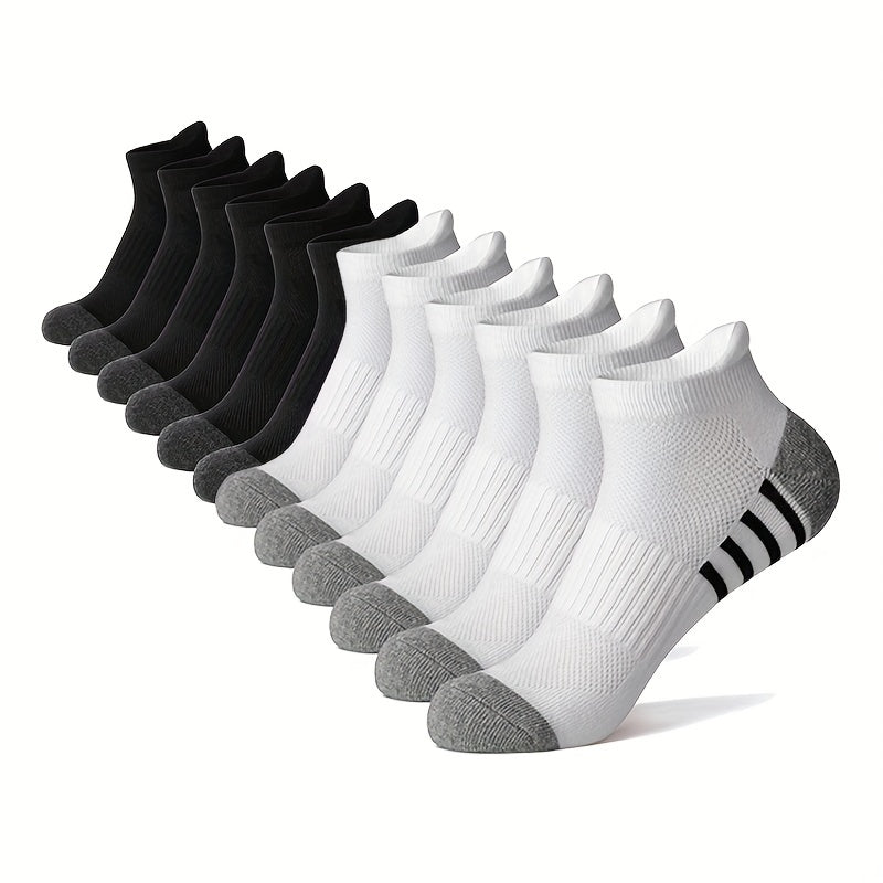 6 Pairs Striped Mesh Socks Comfy & Breathable Women's Stockings