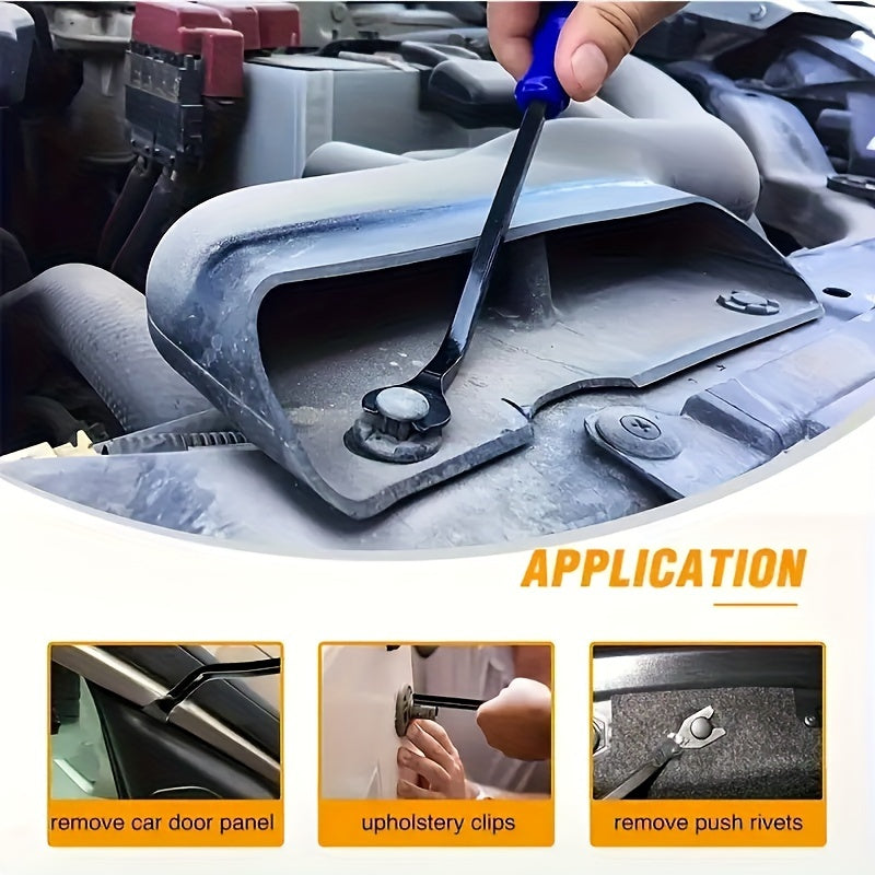 3pcs Car Clip Remover Tool Clip Pliers Set Fastener Removal Tool Auto Trim Remov