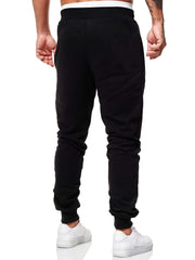 Men's Lightning Print Drawstring Sweatpants Elastic Waist Active Jogger Pants
