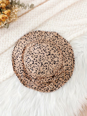 Baby Girl Leopard Print Dress Set with Hat & Belt