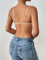 Chain Linked Scoop Bra Push Up T Shirt Bra Women's Lingerie