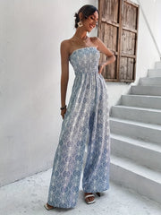 Boho Off Shoulder Sleeveless Jumpsuit Women's Clothing