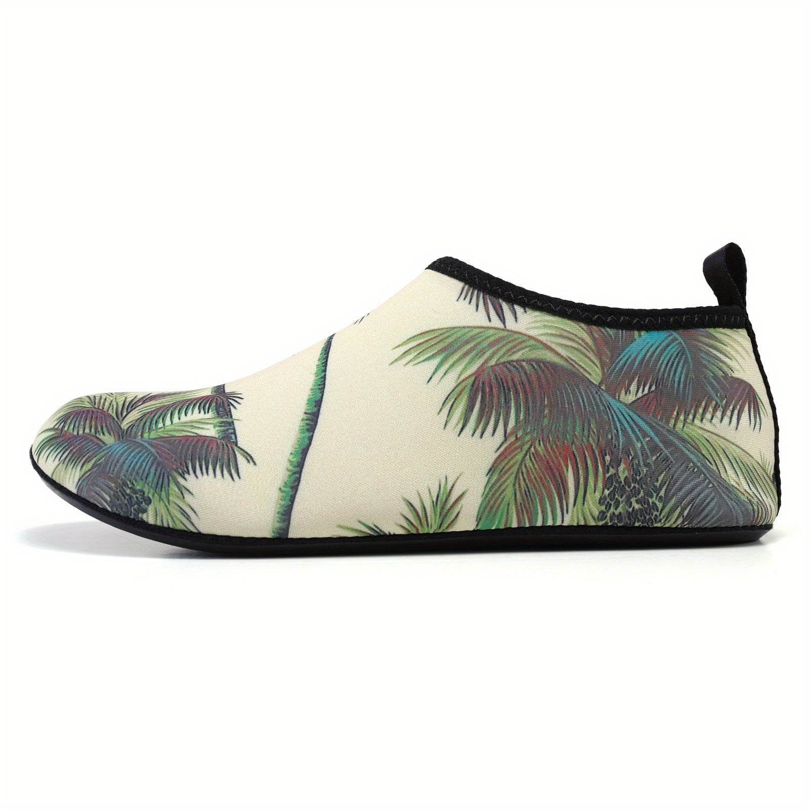 Men's Coconut Trees Slip On Water Shoes Summer Casual Outdoor Walking Shoes