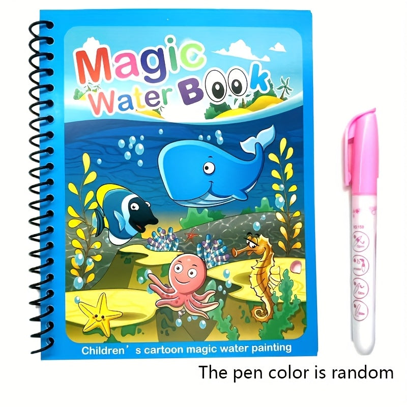 OU DAI Reusable Underwater World Magic Water Book Educational Drawing Toy