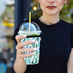 2pcs 18OZ Reusable Coffee Cup Sleeve Heat Preservation Antifreeze Cover