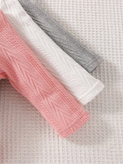 Knitted Bottoming Sweatshirts Set for Newborns