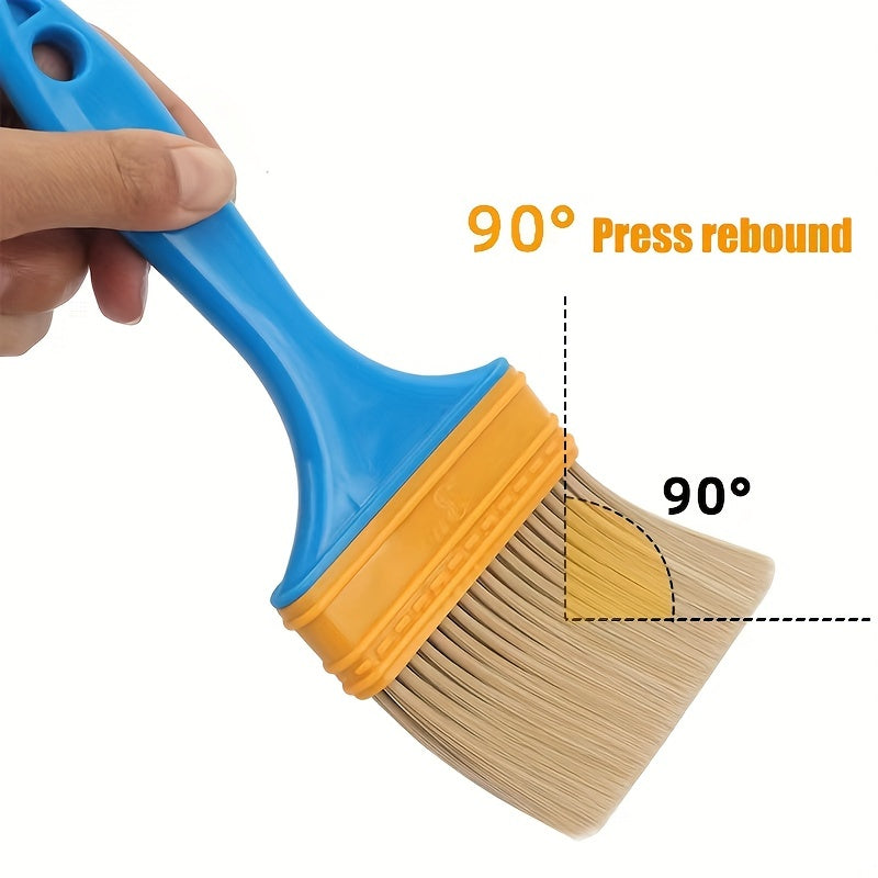 1pc Nylon Paint Brushes Plastic Handle Tufted Brush Paint BBQ Cleaning Dust Pain