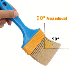 1pc Nylon Paint Brushes Plastic Handle Tufted Brush Paint BBQ Cleaning Dust Pain