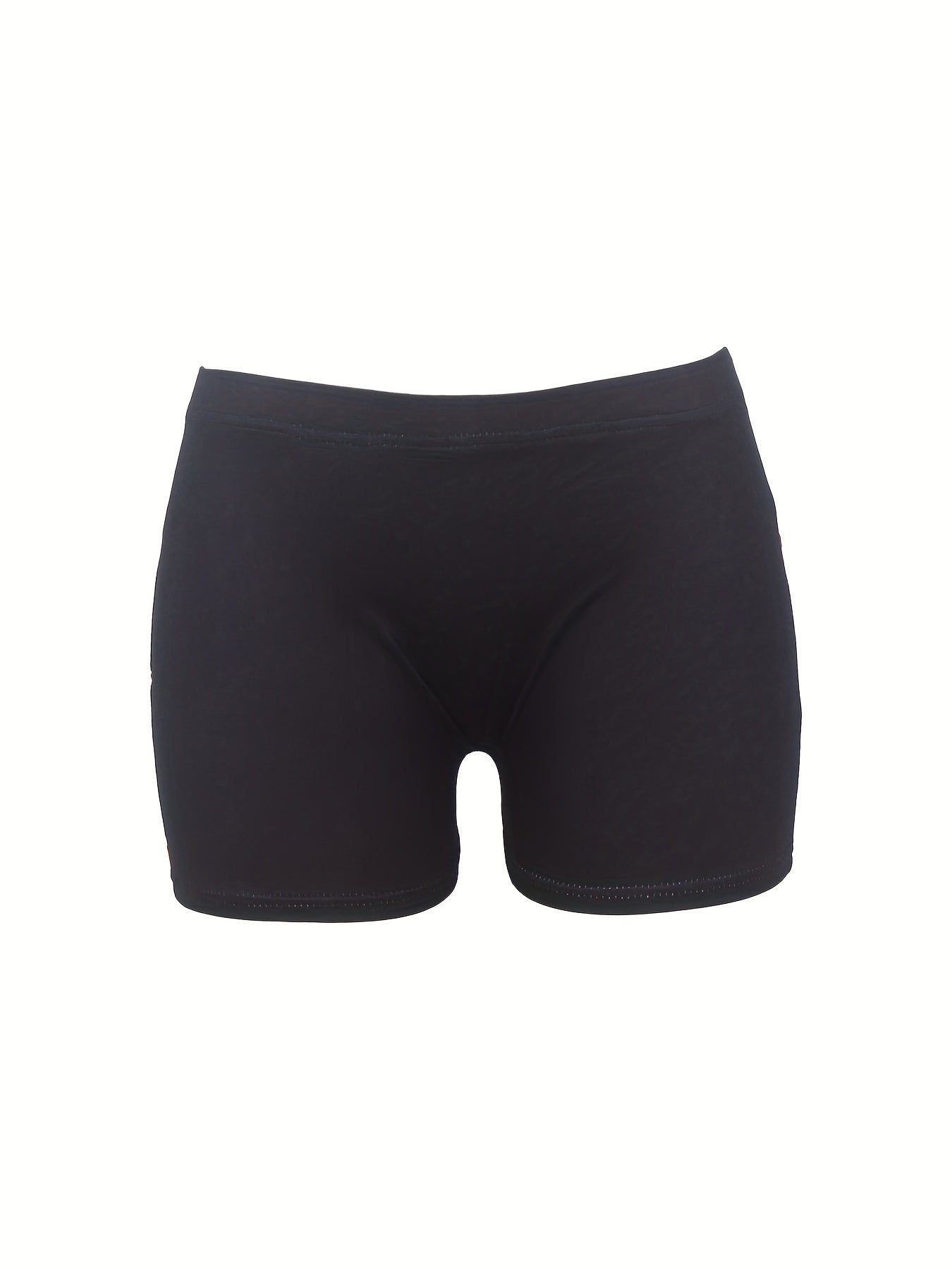 Letter Print Skinny Shorts for Women
