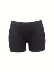 Letter Print Skinny Shorts for Women