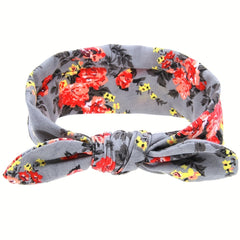 6pcs Soft Nylon Rabbit Ears Hair Tie Headband