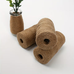 1pc Jute Rope Natural Retro Diy Gift Packaging Tag Hemp Rope Braided Rope Crafts
