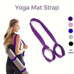 Yoga Mat Strap Adjustable Carrier Multiple Colors Perfect Yoga Pilates Exercise